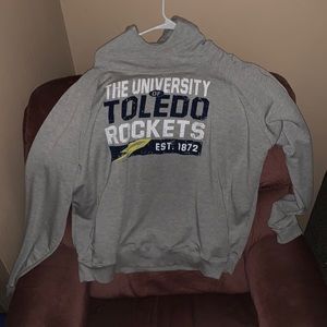 University of Toledo Rockets Grey Mens Sweatshirt Size XXL Alta Gracia Apparel